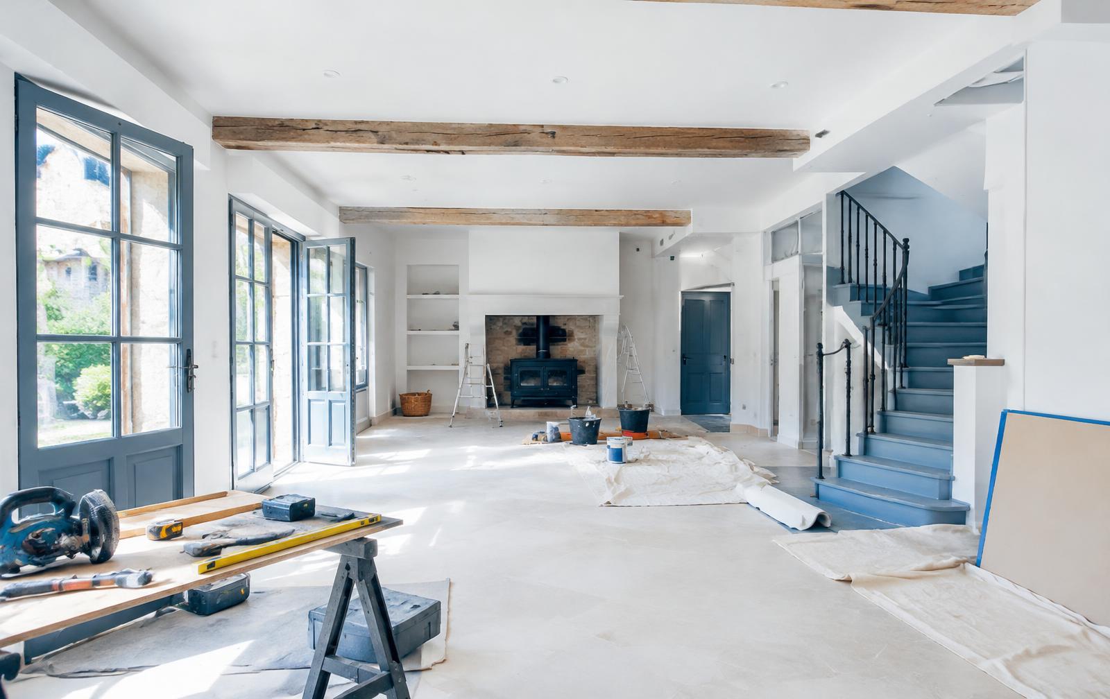 Chantier de rénovation à Sens